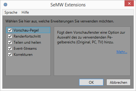 SeMW Extensions